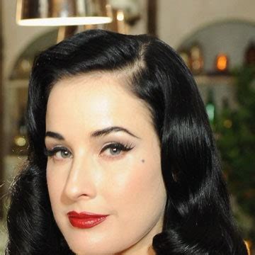 Dita von Teese does her own make